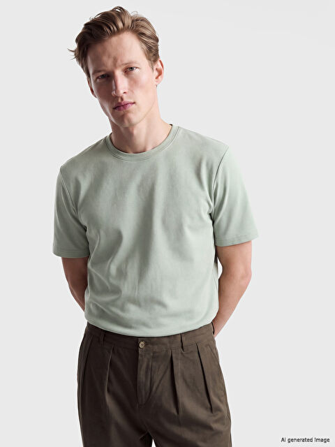 LCWAIKIKI Classic Loose Fit Basic Dry Touch Tişört