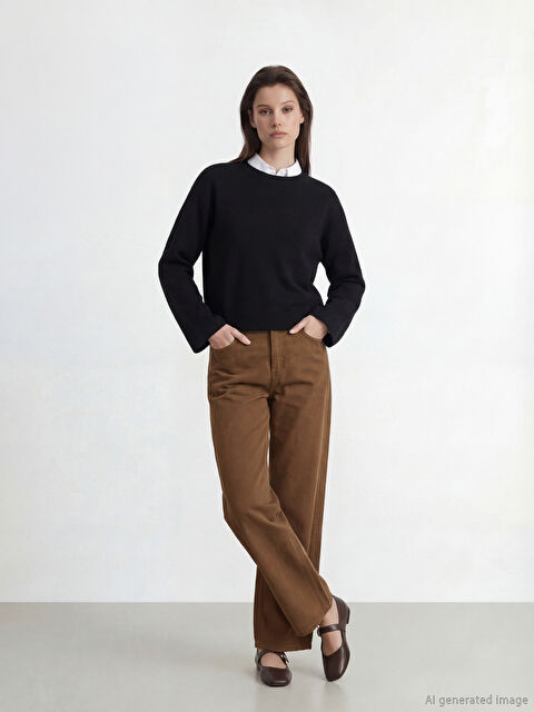 LCW EVERYDAY Жена Кафяво Дънки