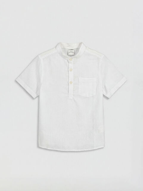 LCW Kids Boy WHITE Shirt - S6IE35Z1-Q6K
