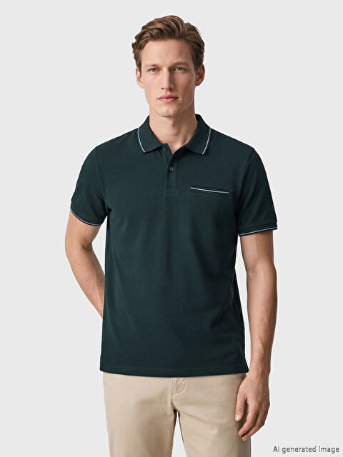 SOUTHBLUE Polo Yaka Pike Erkek Tişört