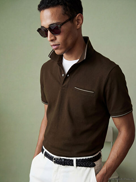 SOUTHBLUE Polo Yaka Pike Erkek Tişört