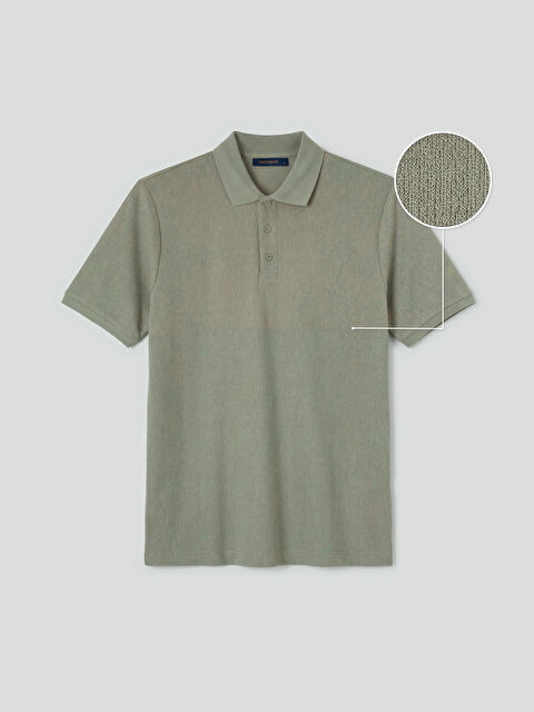 SOUTHBLUE Polo Yaka Dokulu Erkek Tişört