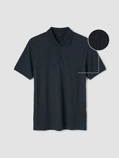 SOUTHBLUE Polo Yaka Dokulu Erkek Tişört