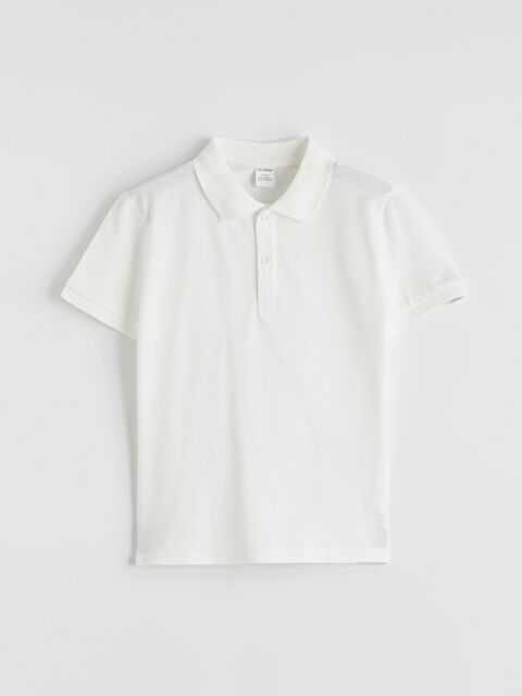 LCW Kids Polo Yaka Erkek Çocuk Pike Tişört - S6IF32Z1-R9J