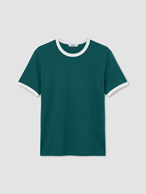 XSIDE Bisiklet Yaka Erkek Penye Tişört - S6IF35Z8-8WA