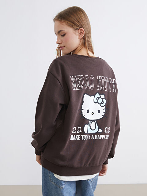 XSIDE Hello Kitty Printed Women's Oversized Sweatshirt - S6IF38Z8-S7U