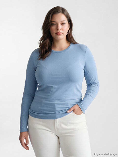 LCW EVERYDAY Bisiklet Yaka Soft Touch Kadın Body