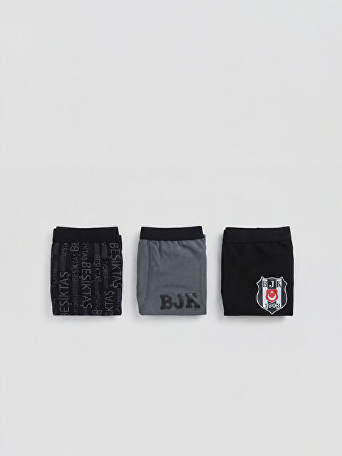 LCW Kids Erkek Çocuk Beşiktaş Baskılı Boxer 3'lü