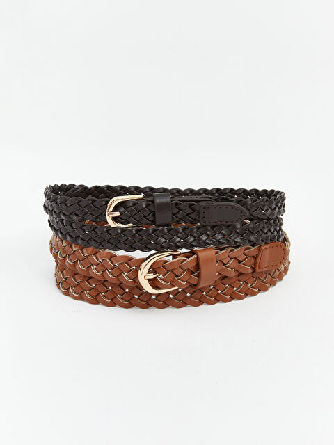 LCW ACCESSORIES ქალი ყავისფერი ქამარი