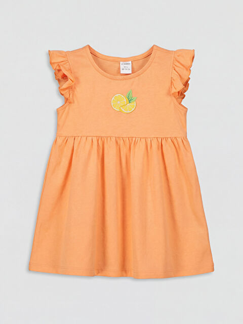 LCW Kids Girl CORAL Dress - S6IF91Z1-FLF