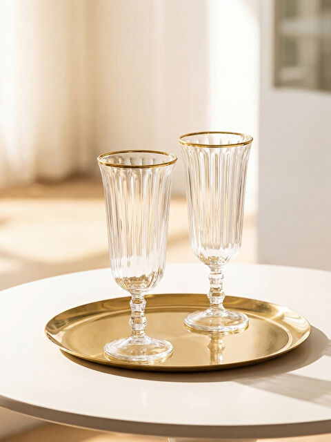 LCW HOME Ayaklı Su Bardağı 2'li 180 ml - S6IF98Z8-Q57