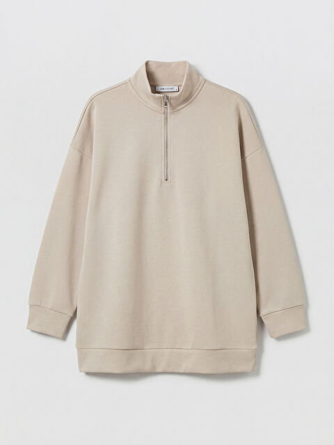 LCW EVERYDAY Dik Yaka Kadın Sweatshirt - S6IF99Z8-FKQ