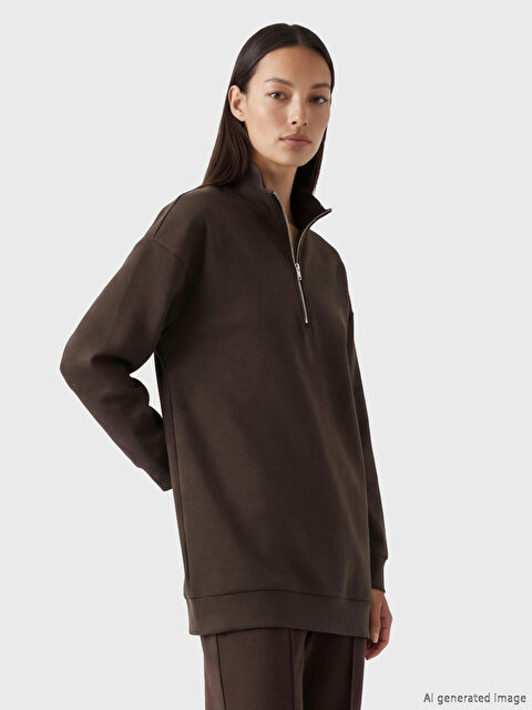 LCW EVERYDAY Dik Yaka Kadın Sweatshirt