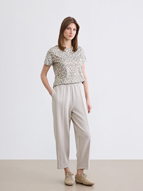 LCWAIKIKI Classic Beli Lastikli Modal Karışımlı Kadın Eşofman Altı - S6IG00Z8-FKQ