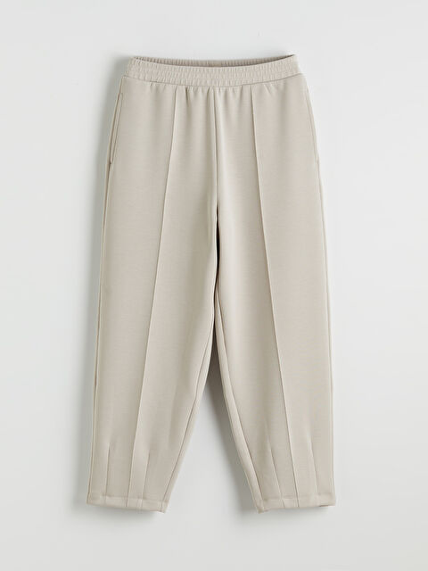 LCWAIKIKI Classic Beli Lastikli Modal Karışımlı Kadın Eşofman Altı - S6IG00Z8-FKQ