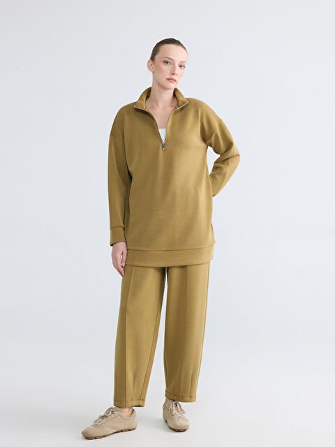 LCWAIKIKI Classic Beli Lastikli Modal Karışımlı Kadın Eşofman Altı