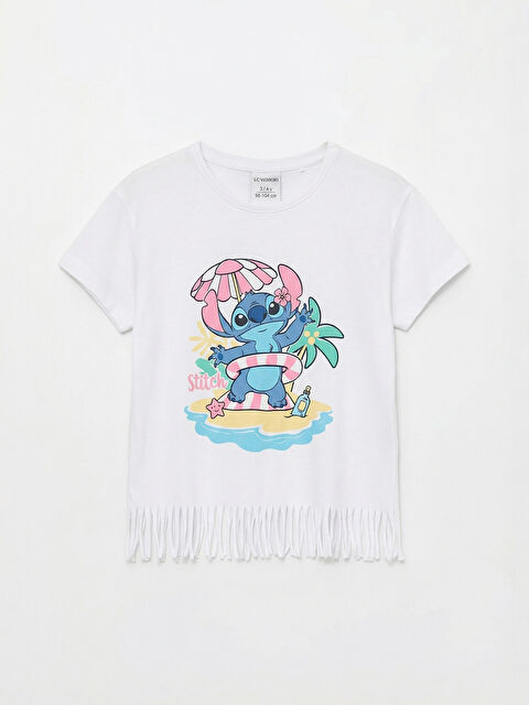 LCW Kids Stitch Printed Baby Girls' T-Shirt - S6IG56Z1-R9J