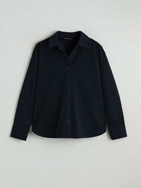 LCWAIKIKI Classic Loose Fit Textured Women's Shirt - S6IG68Z8-E1J