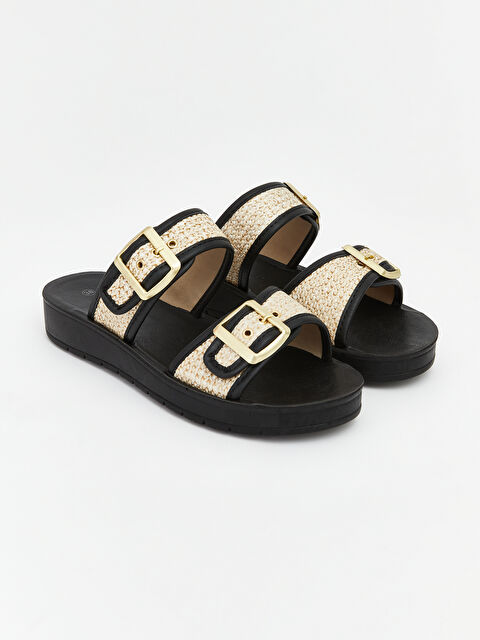 LCW STEPS Çift Bantlı Kadın Terlik - S6IG79Z8-HUC