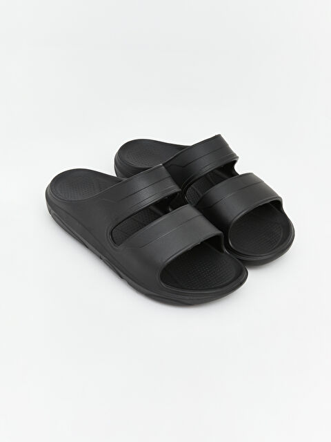 LCW STEPS Geniş Çift Bantlı Kalın Tabanlı Erkek Terlik - S6IH23Z8-HUC