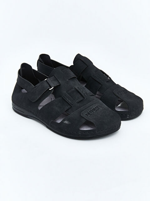 LCW STEPS Süet Görünümlü Erkek Sandalet