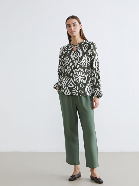 LCW ECO Beli Lastikli Kadın Pantolon - S6IH51Z8-YEU