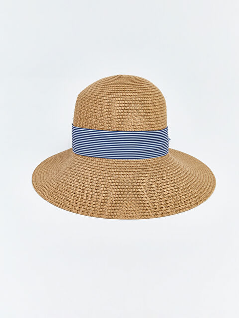 LCW ACCESSORIES Kadın Hasır Fötr Şapka