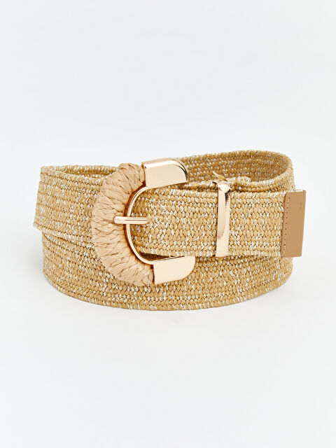 LCW ACCESSORIES ქალი კრემისფერი ქამარი