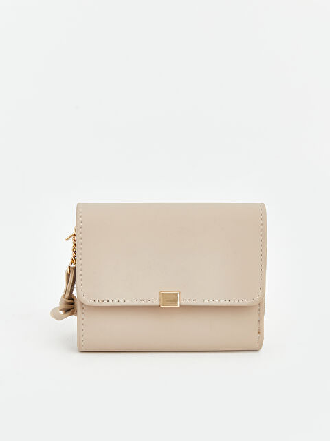 LCW ACCESSORIES محفظة بيج فاتح / ايكرو امرأة
