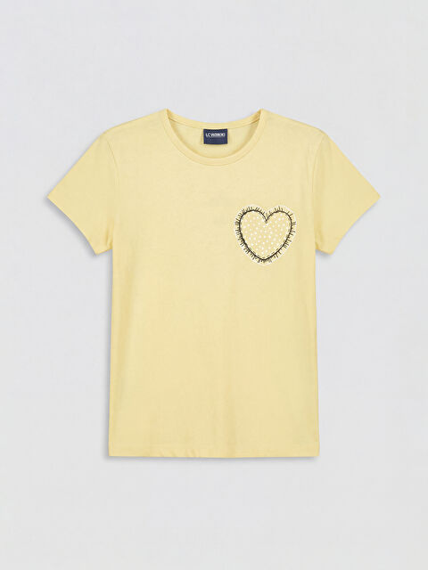 LCW Kids Girl YELLOW T-Shirt - S6IJ50Z1-FRS