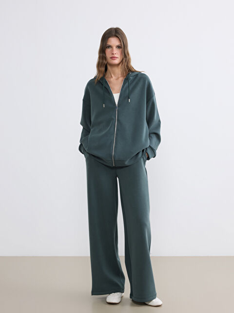 LCWAIKIKI Classic Beli Lastikli Modal Karışımlı Kadın Eşofman Altı - S6IJ91Z8-HRV