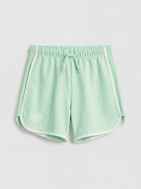 LCW Kids Baskılı Kız Çocuk Şort - S6IK70Z4-FVX