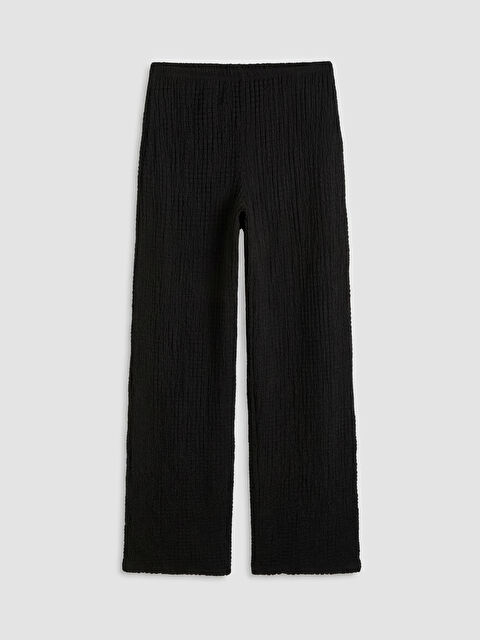 XSIDE Beli Lastikli Dokulu Kadın Pantolon - S6IL38Z8-CVL