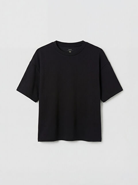 XSIDE Bisiklet Yaka Soft Touch Kadın Tişört	 - S6IL41Z8-CVL