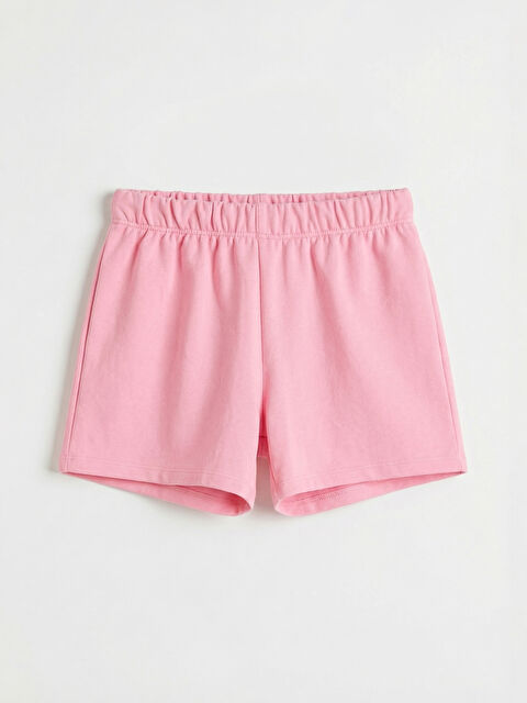 LCW Kids Beli Lastikli Kız Çocuk Şort