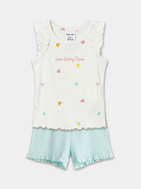LCW Kids Girl ECRU Set - S6IL72Z1-LRA