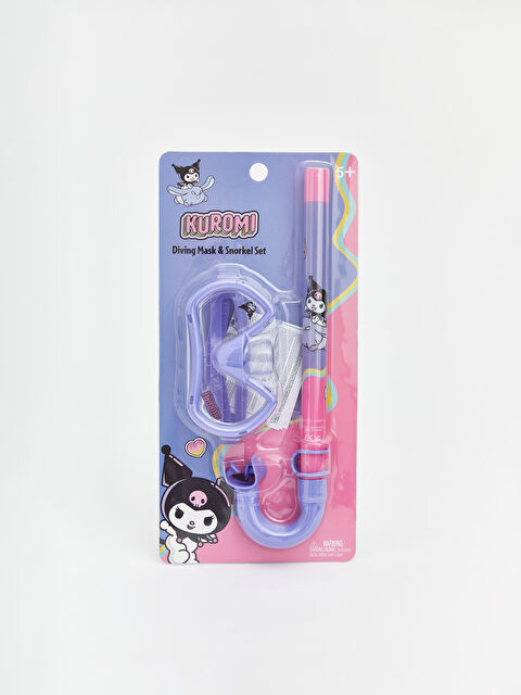 LCW ACCESSORIES Kuromi Baskılı Kız Çocuk Deniz Gözlüğü ve Şnorkel - S6IL83Z4-M0T