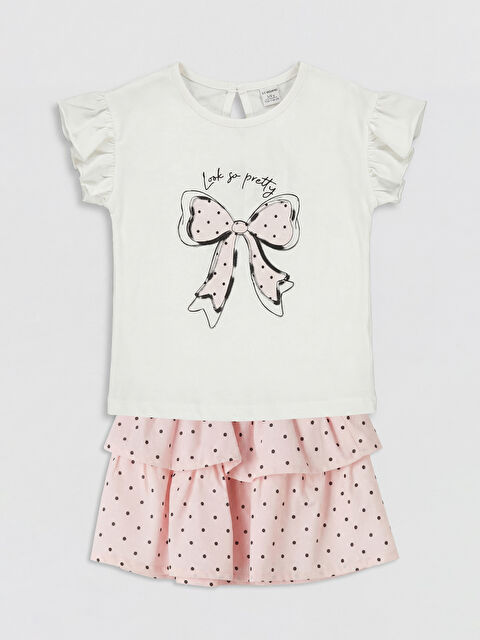 LCW Kids Girl ECRU Set