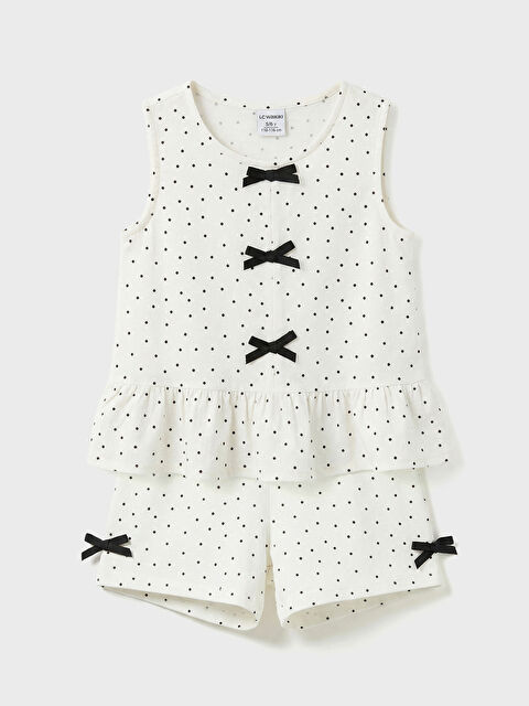 LCW Kids SVETLO BEŽ Komplet Devojka - S6IM62Z1-LRA