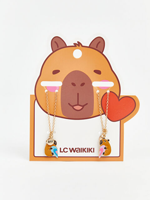 LCW ACCESSORIES ცხოველების ფიგურებით გოგონების ყელსაბამების ნაკრები 2-ცალიანი - S6IM79Z4-M0T