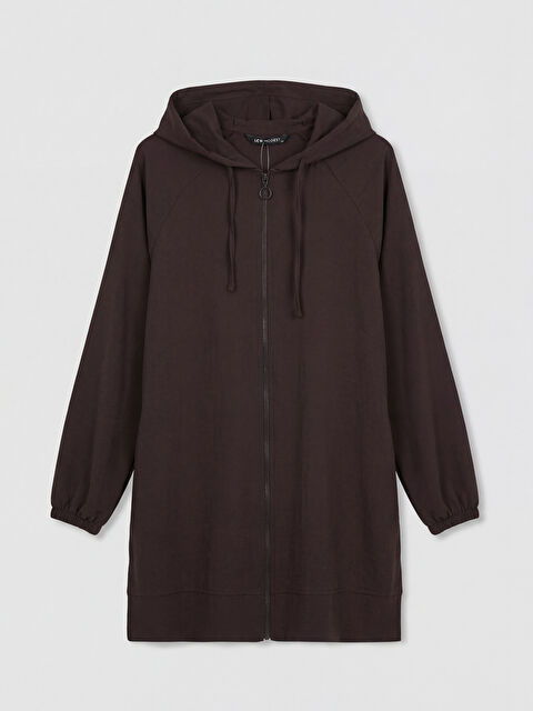 LCW Modest Kapüşonlu Oversize Kadın Tunik - S6IN00Z8-1KM