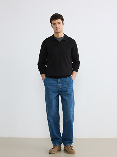 LCW Jeans მამაკაცები მუქი ლურჯი ჯინსი - S6IN14Z8-H45