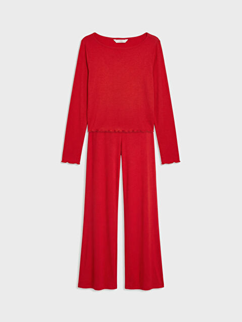 LCW DREAM Kayık Yaka Kadın Pijama Takım - S6IN24Z8-HLX