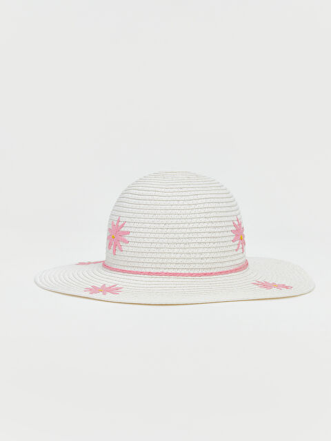 LCW ACCESSORIES Қыздар ақ Сабан қалпақ