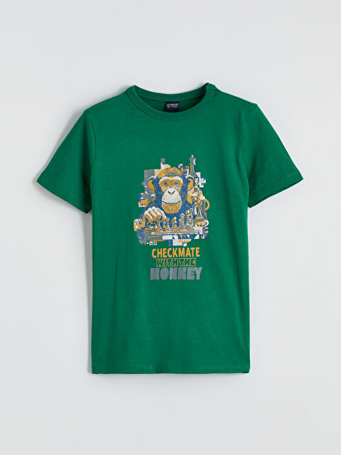 LC WAIKIKI Baskılı Erkek Çocuk Tişört - S6IO04Z4-ZUH