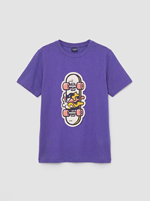 LCW ECO Boy PURPLE T-Shirt - S6IO05Z4-ZRN