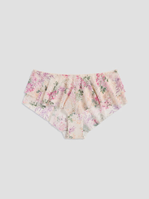 LCW DREAM Çiçekli Fırfırlı Fantezi Brazilian Külot