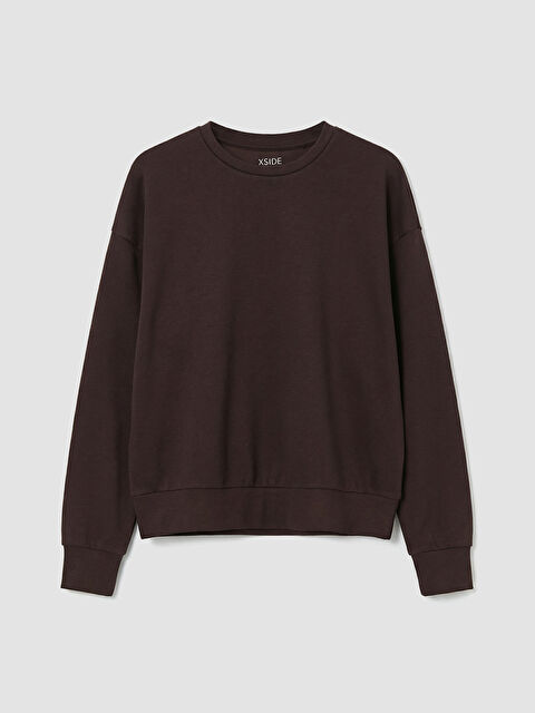 XSIDE Bisiklet Yaka Soft Touch Kadın Sweatshirt - S6IO70Z8-ZP7