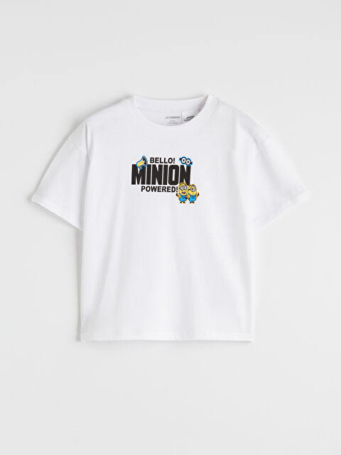 LCW Kids Minions Baskılı Erkek Çocuk Tişört