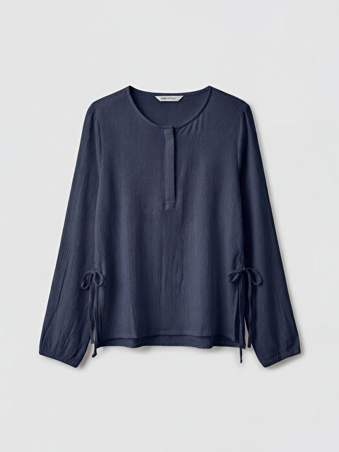LCWAIKIKI Classic Woman NAVY Blouse
